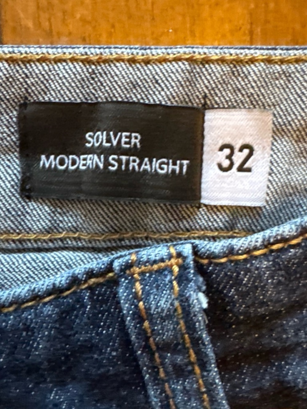 Volcom Men's Dark Blue modern Straight Jeans 32x30 - Picture 2 of 7